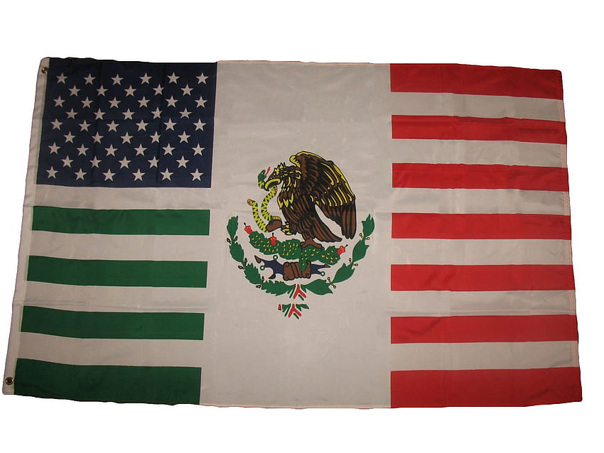 3x5 USA Mexico Combination Flag Mexican American Friendship 3'x5' Flag Grommets, mexico and guatemala flags together HD wallpaper