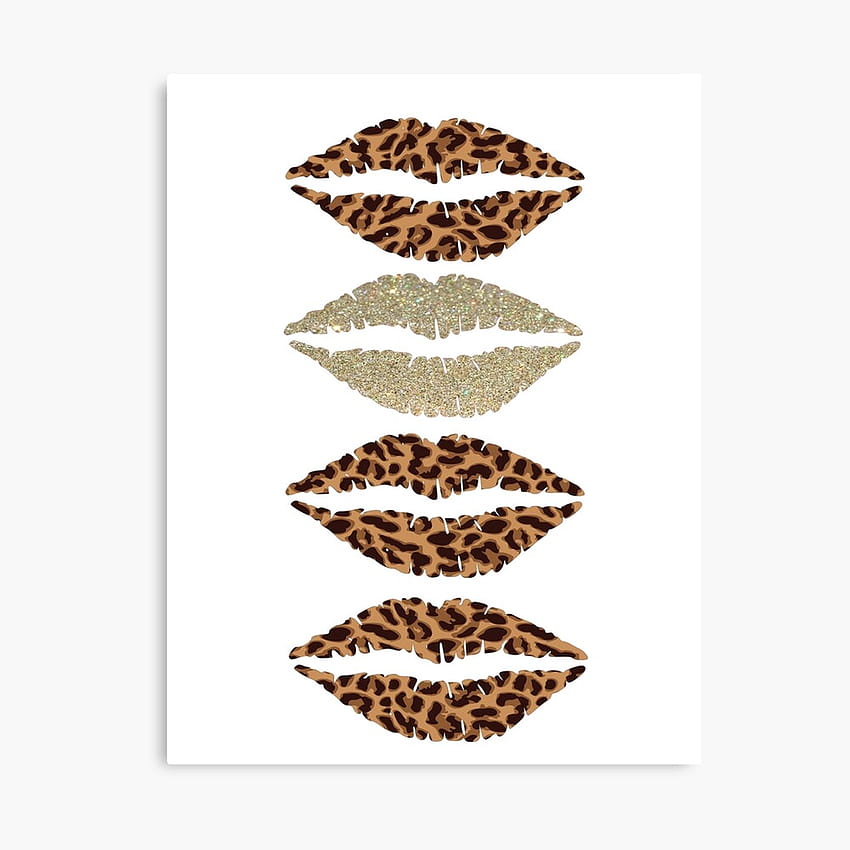 Gold,Leopard Print,Cheetah Print,Lips,Lip,Lipstick, Lip Stick,Make up, Makeup,Artist, gold lips HD phone wallpaper