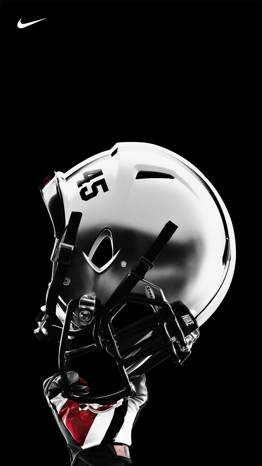 Ohio State Nike Pro Combat Football Uniform Casco, casco de fútbol americano fondo de pantalla del teléfono