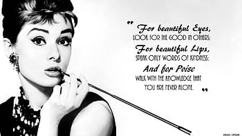 Audrey Hepburn quote: True beauty in a woman is reflected in her soul.