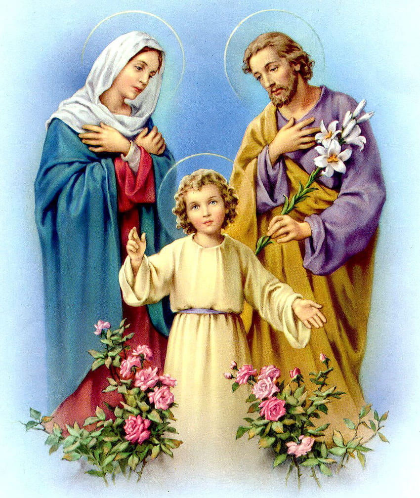 holy family iphone HD phone wallpaper