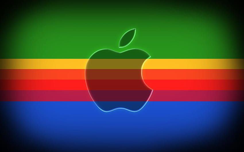 Rainbow Apple Mac Logo, apple logo rainbow HD wallpaper | Pxfuel