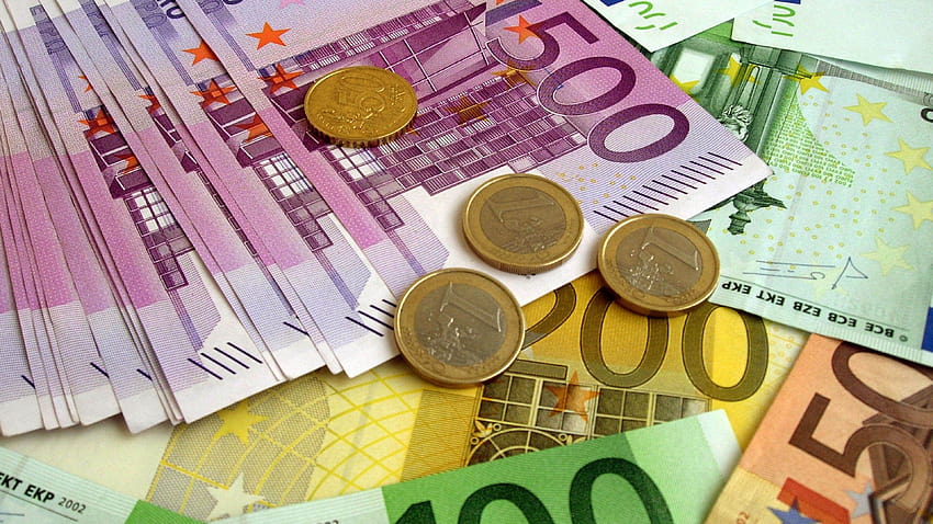 Money Euro Banknotes Coins, euro money HD wallpaper