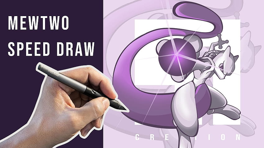 How to Draw Mega Mewtwo X - DrawingNow