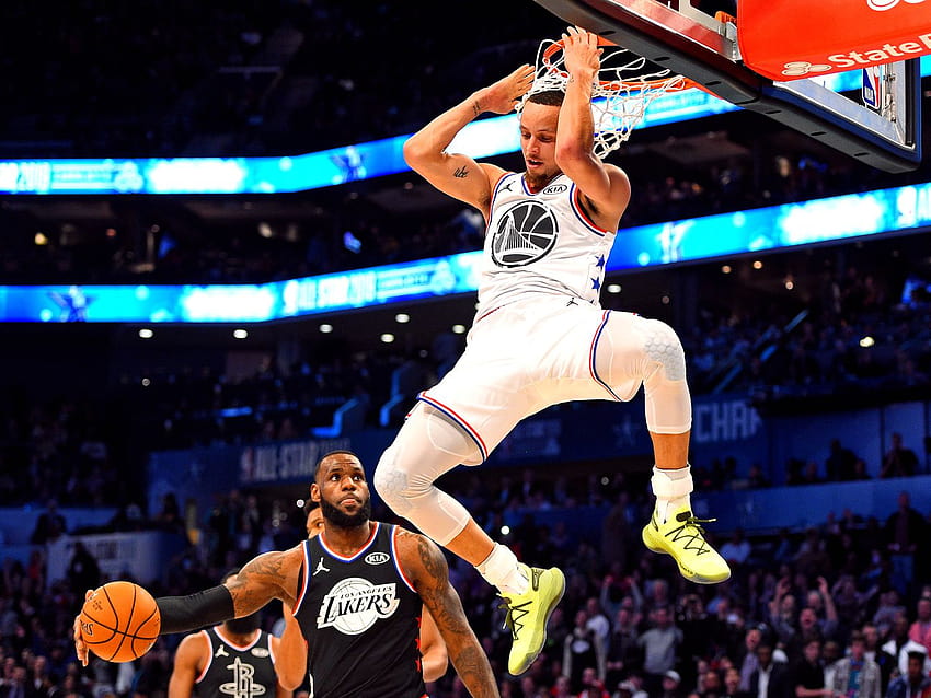 Warriors-News: Steph Curry namens All, Stephen Curry Dunk HD-Hintergrundbild