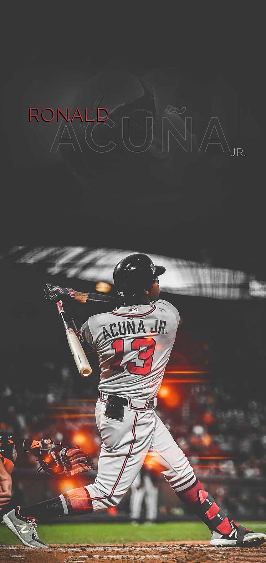 Ronald Acuna Jr, baseball 2022 HD phone wallpaper