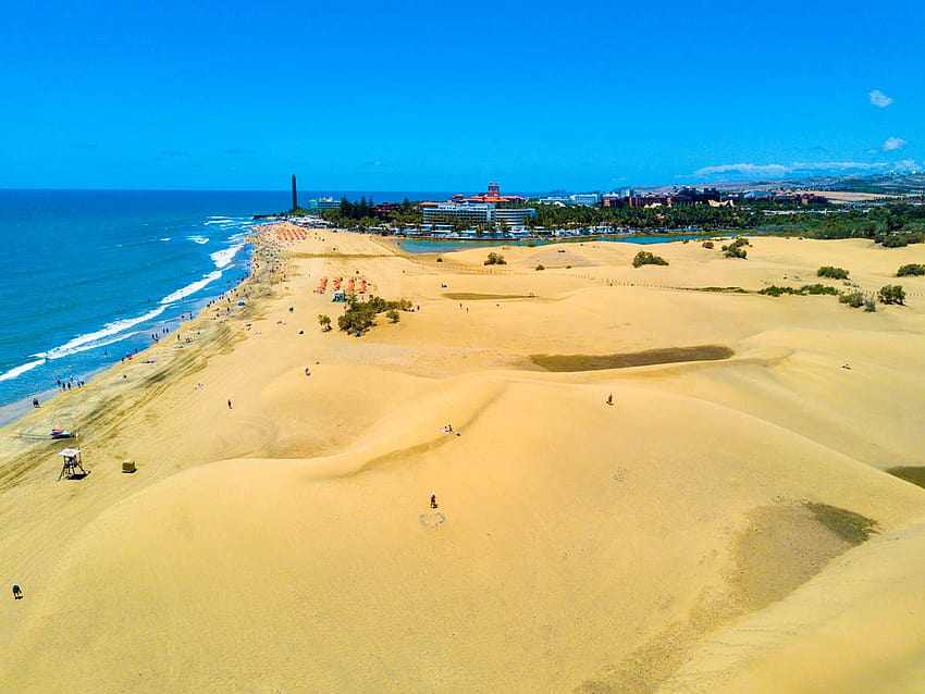 Hôtel Palm Beach Gran Canaria : paradis près des dunes de Maspalomas, dunes de Fond d'écran HD
