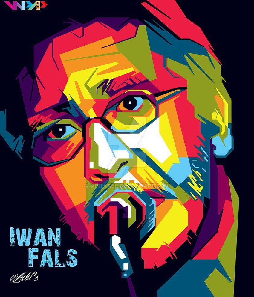 Iwan Fals wpap by adityasp HD電話の壁紙