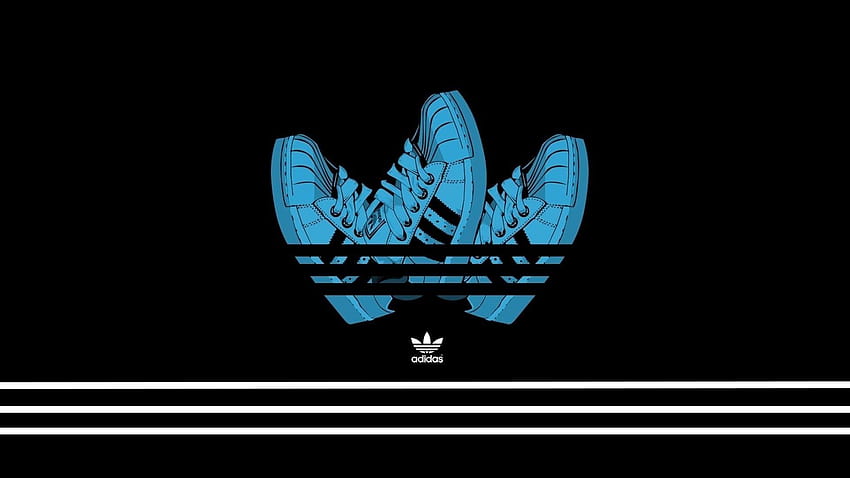 Adidas Logos Logo Design Originale kreativ, adidas Logo 3d HD-Hintergrundbild