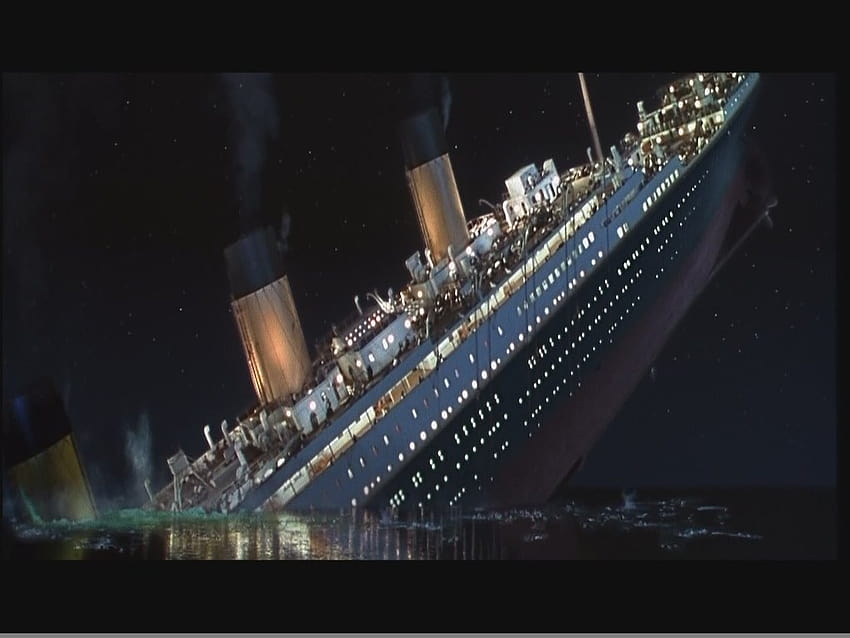 7 Titanic Sinking, sinking ship HD wallpaper