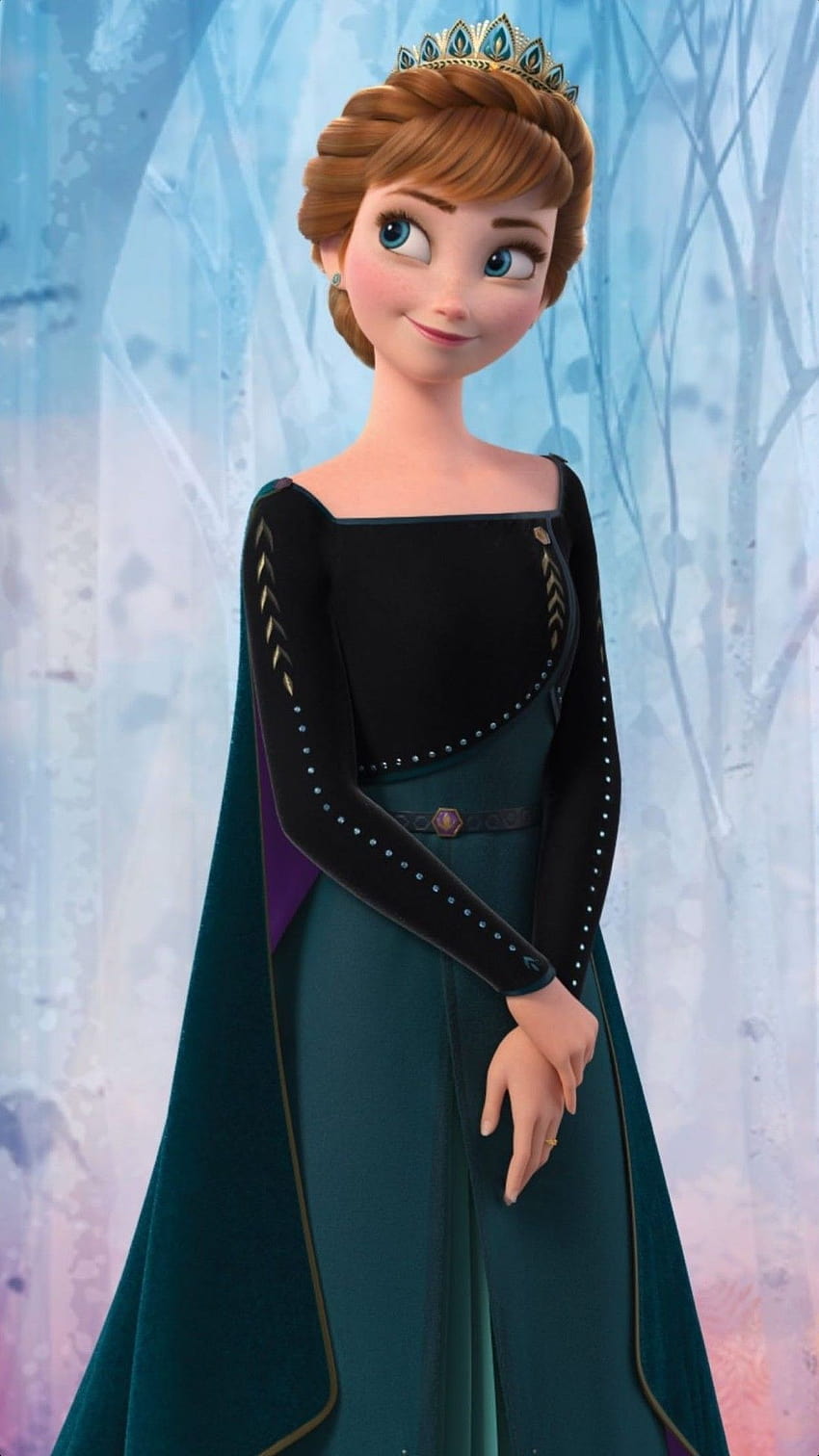 NikklaDesigns на Frozen през 2020 г., принцеса Елза и Анна HD тапет за телефон