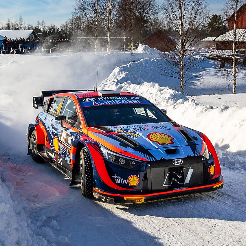 2022 WRC Ronda 2: Suecia〉 Thierry Neuville ocupa el segundo lugar en el podio fondo de pantalla del teléfono