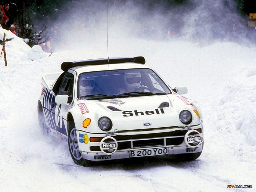 of Ford RS200 Group B Rally Car HD wallpaper