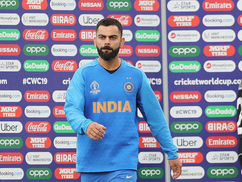 Индия срещу Нова Зеландия, Световно първенство по футбол 2019: Тъжни сме, но не и опустошени, казва Вират Коли, Вират Коли тъжни HD тапет