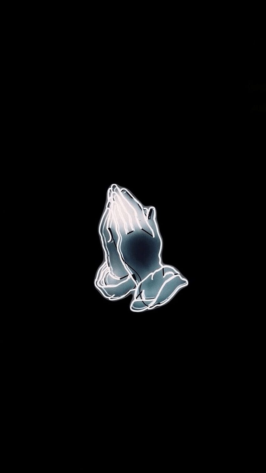 Drake Praying, Gebetshände HD-Handy-Hintergrundbild