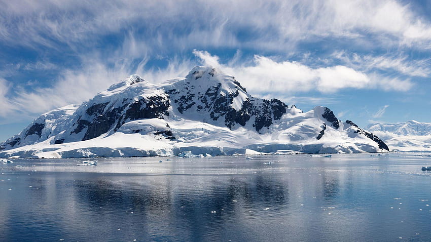 1920x1080 ธารน้ำแข็ง ขั้วโลกเหนือ มหาสมุทร เต็ม วอลล์เปเปอร์ HD