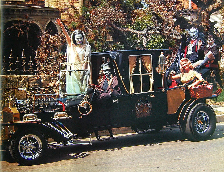 Munsters' Halloween and Backgrounds, the munsters HD wallpaper