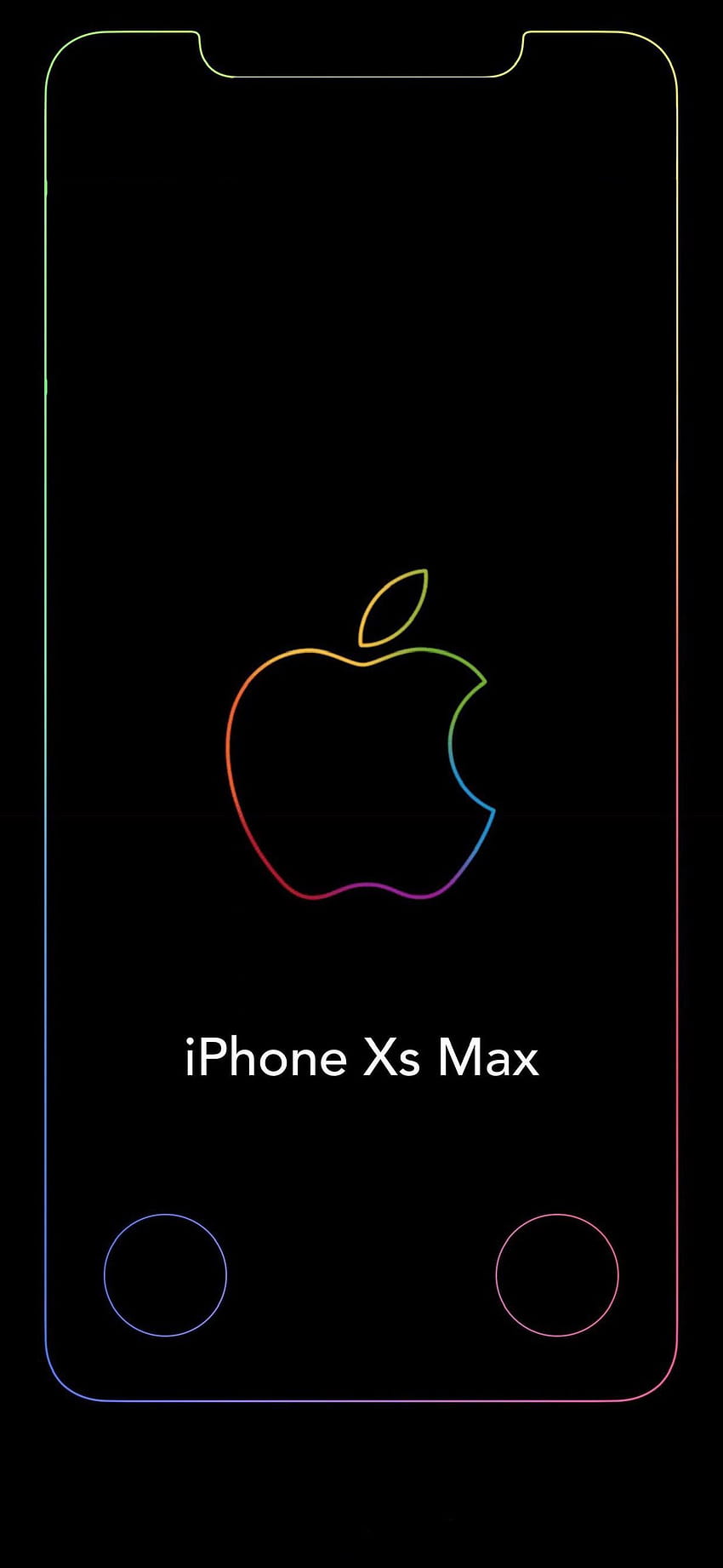 Заключен екран на iPhone XS Max: iphonex, iphone xs max u HD тапет за телефон