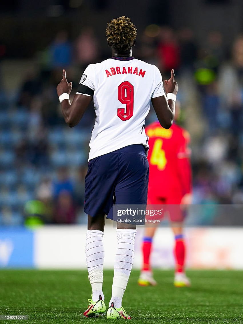 Tammy Abraham of England celebrates his team's third goal during the... News, england 2022 HD phone wallpaper
