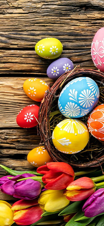 Easter eggs aesthetic HD wallpapers