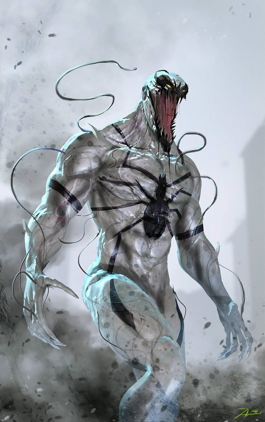 Anti Venom, white venom HD phone wallpaper