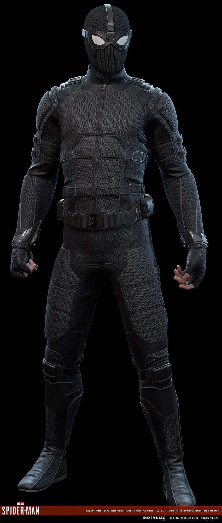 Spider Man Far From Home Stealth Suit, night monkey HD phone wallpaper