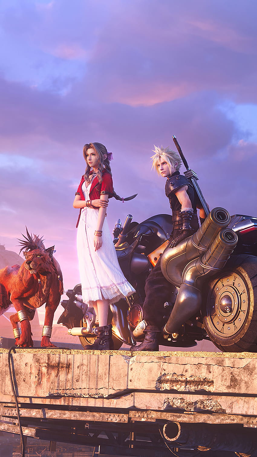 323024 Final, Fantasy, 7, Remake, Characters, Iphone 10,7,6s,6, ff7 iphone HD phone wallpaper