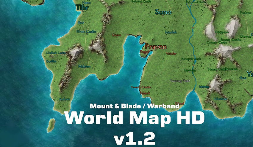 Mount & Blade: Warband の世界地図 mod、 高画質の壁紙