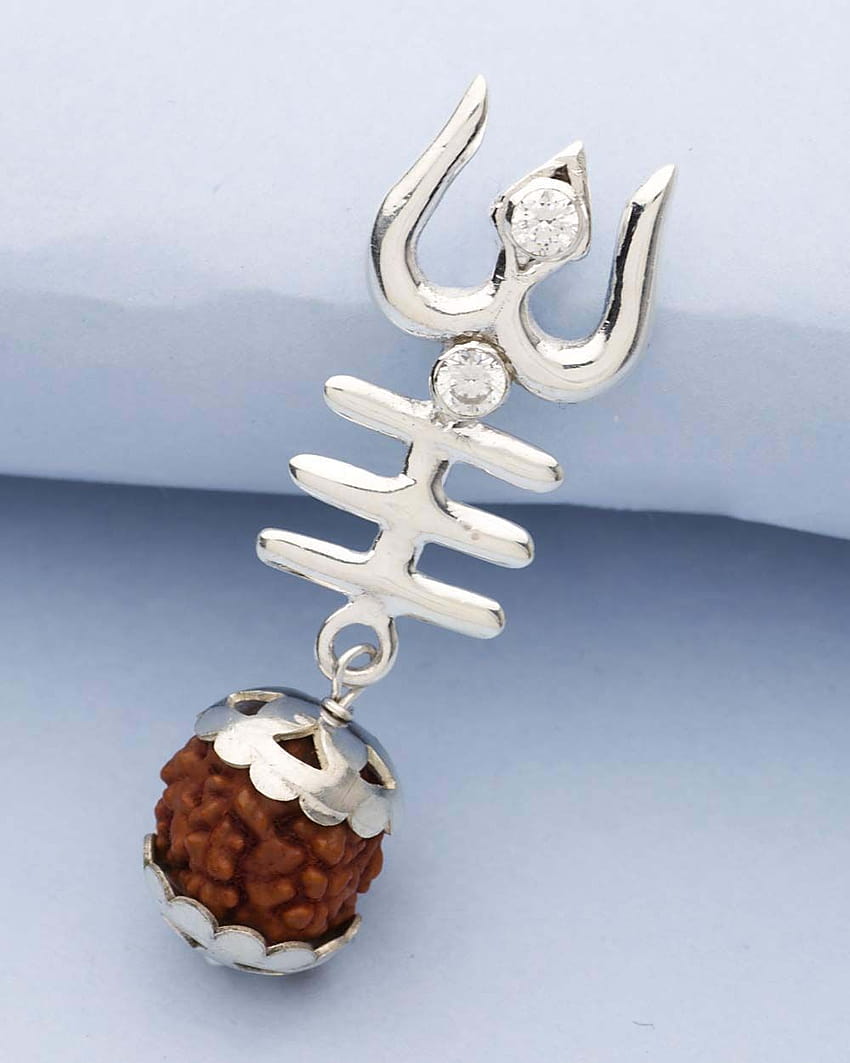 Buy Shiva Trishul Necklace With Mukhi Rudraksha Mala Beads Online in India  - Etsy