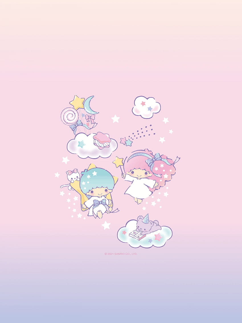 5 New Little Twin Stars Phone Including Gradient & Christmas Designs, kiki and lala HD phone wallpaper