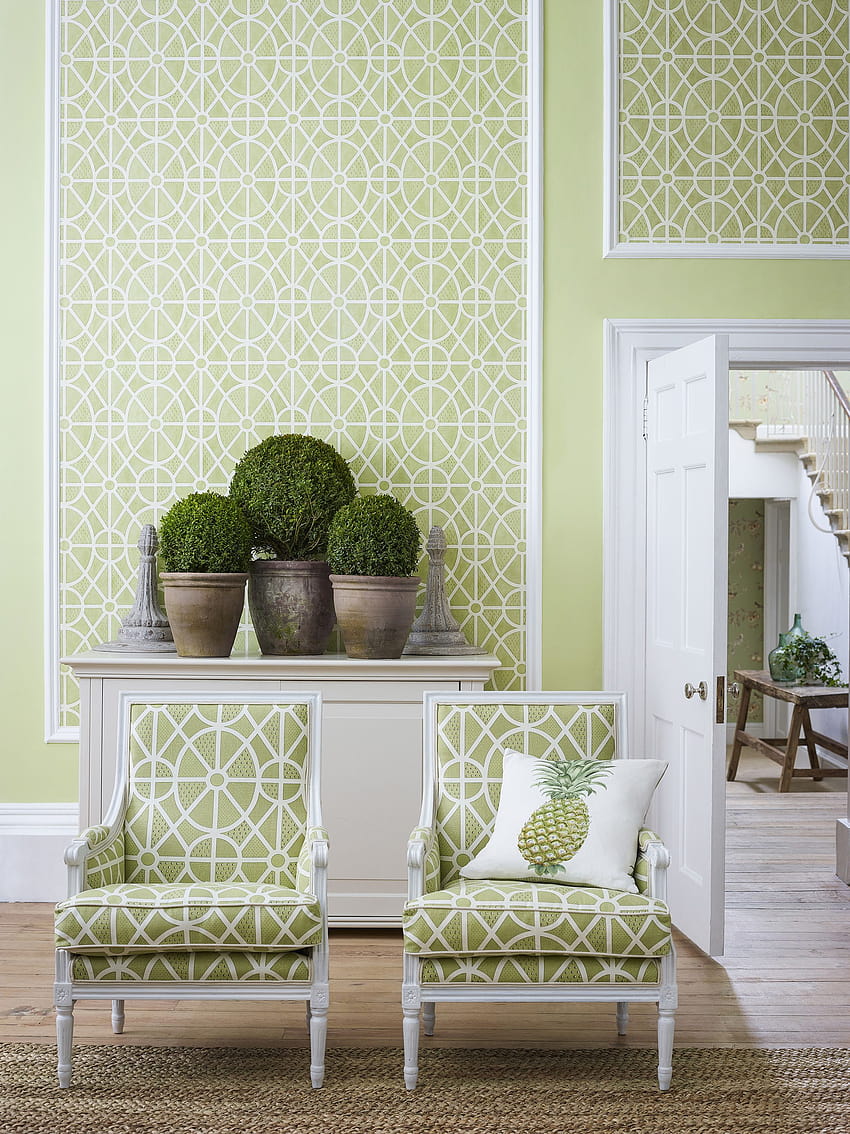 Beautiful matching green and fabrics, available at Lenleys, bespoke HD phone wallpaper