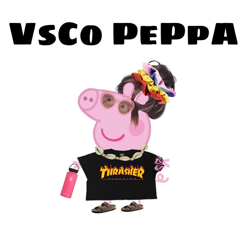 Peppa Pig Aesthetic โพสต์โดย Christopher Thompson หมูเปปป้าตัวร้าย วอลล์เปเปอร์โทรศัพท์ HD