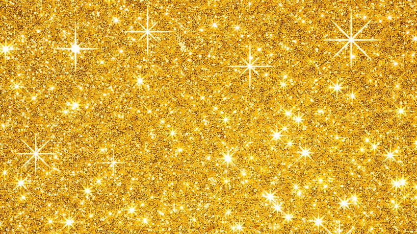 3 Sparkly Golden, sparkly 2021 HD тапет