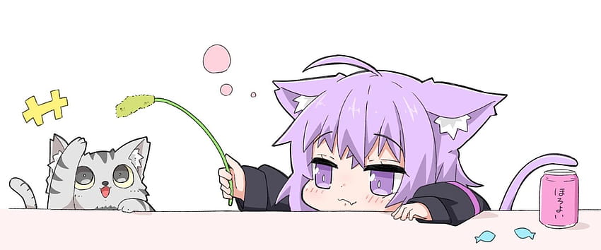 Anime Cat of the Day 🐾 | Azumanga daioh, Anime cat, Anime