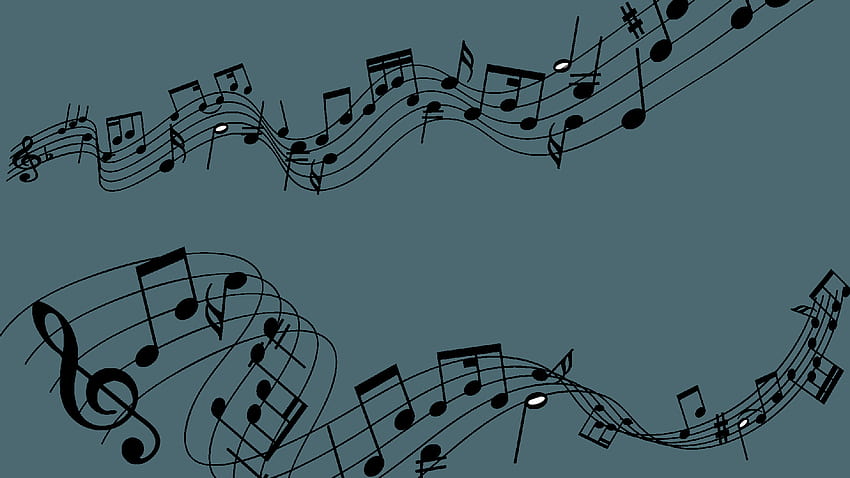 Music notes backgrounds, music notation HD wallpaper