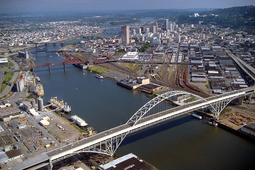 Fremont-Brücke Portland HD-Hintergrundbild