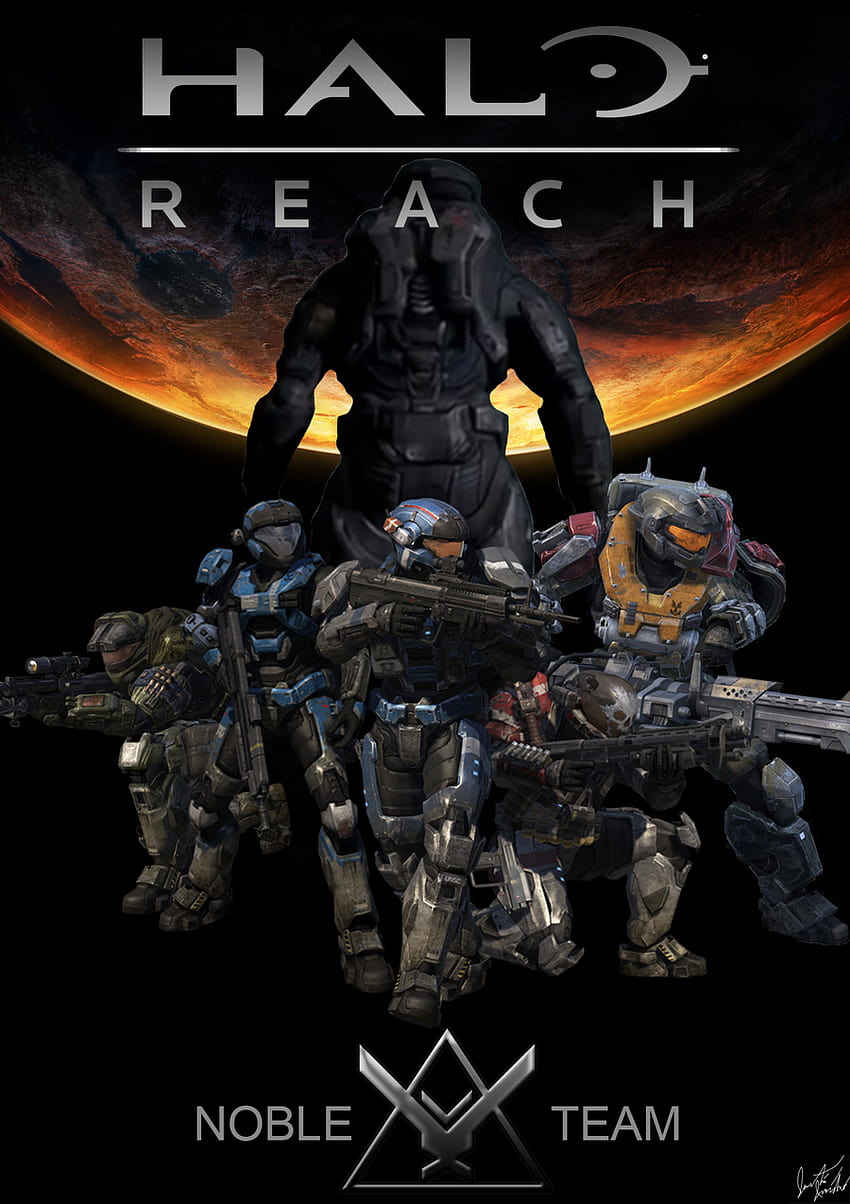 Halo Reach, noble equipo fondo de pantalla del teléfono