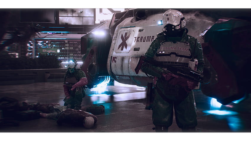 Trauma at Cyberpunk 2077 Nexus HD wallpaper