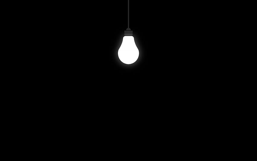 Black light bulbs black backgrounds HD wallpaper