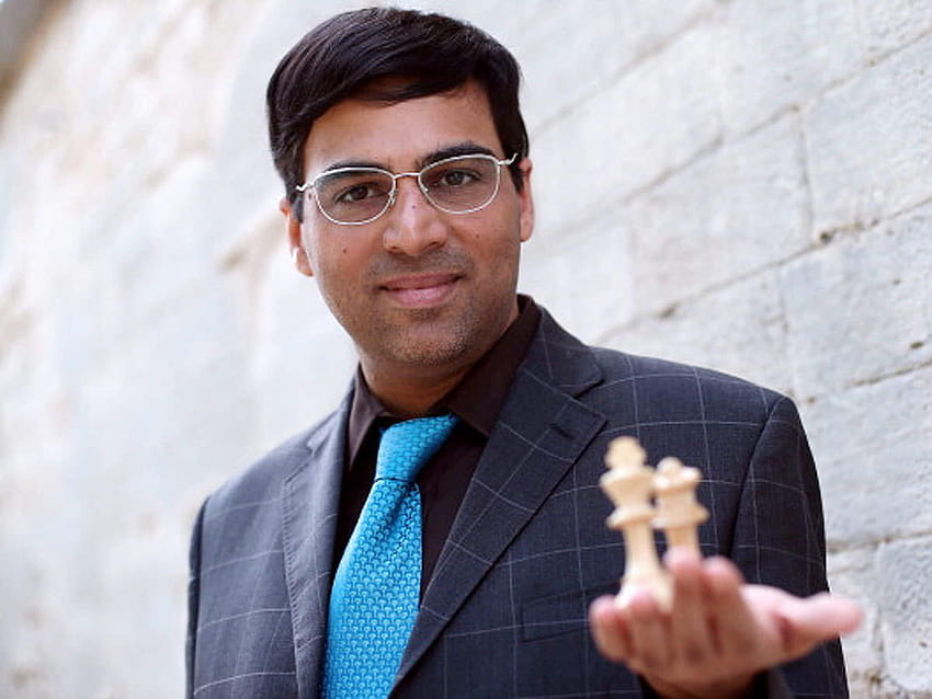 Viswanathan Anand は、チェスの喜びと人生の活気を象徴しています 高画質の壁紙