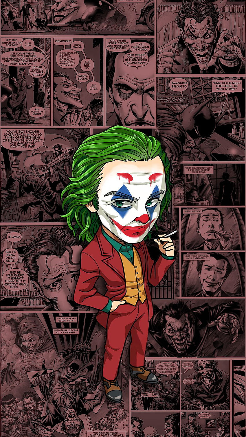 Joker Live Iphone X、面白いジョーカー HD電話の壁紙