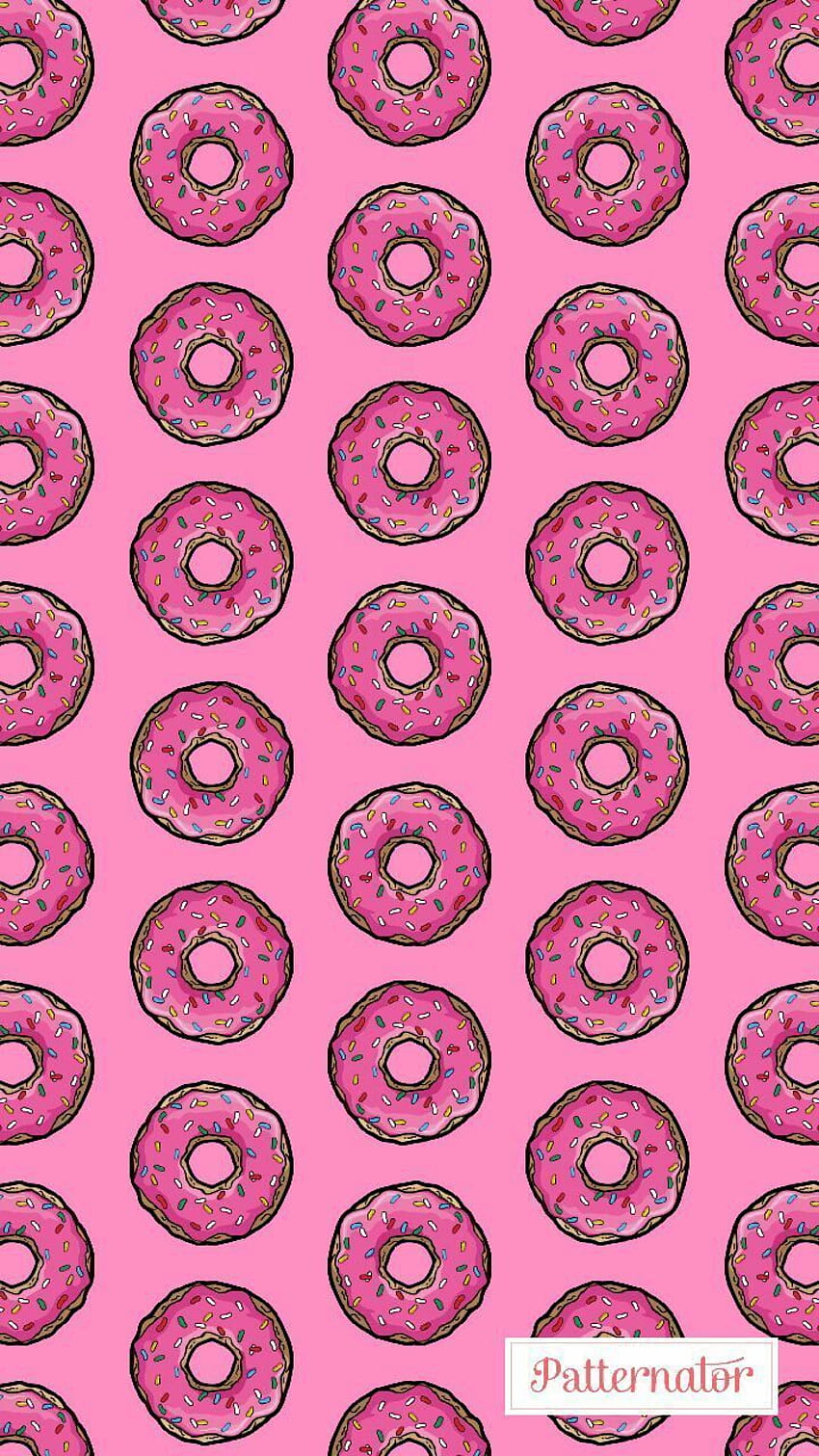 aesthetics donuts HD phone wallpaper