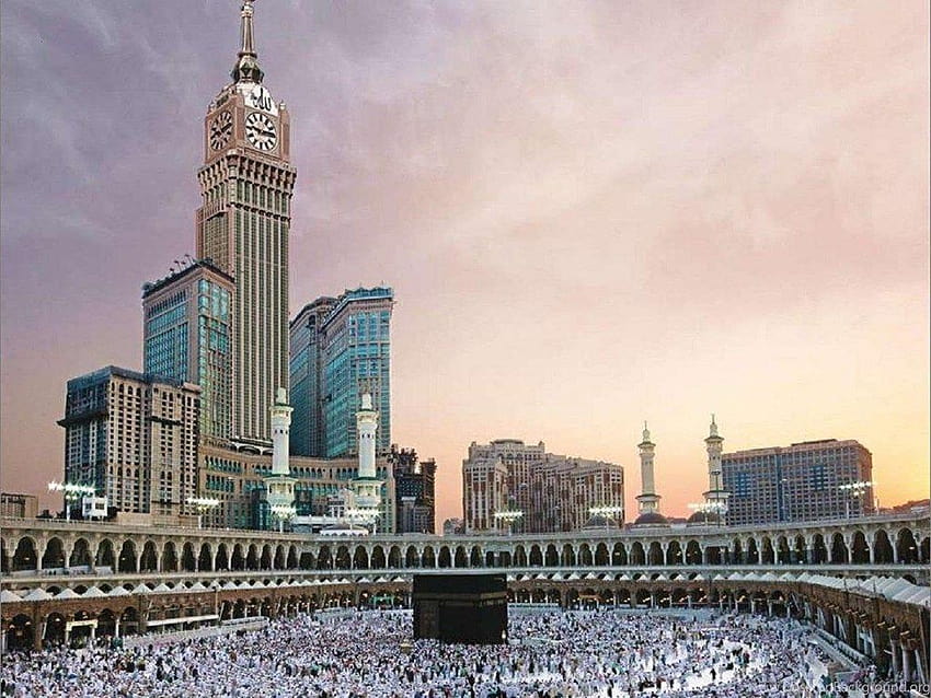Makkah Tower Islam Symbol Keren 1280x960 Фонове, мека часовникова кула HD тапет