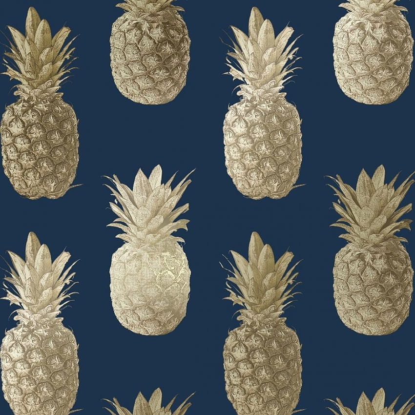 Blue Pineapple, easter pineapple HD phone wallpaper