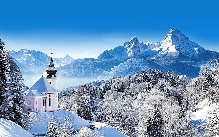 Daily : Winter in Berchtesgaden, Germany, germany places HD wallpaper