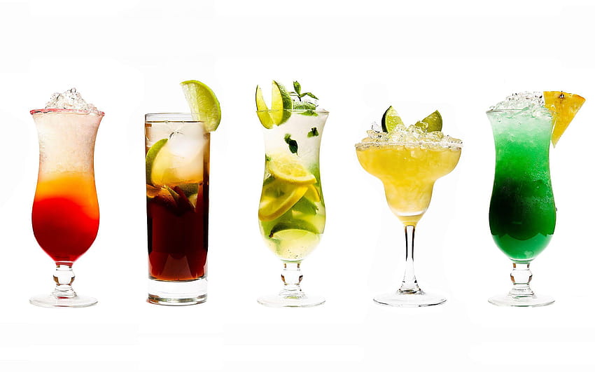 Bebidas de cóctel con alcohol fondo de pantalla