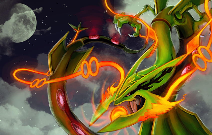 Shiny Mega Rayquaza - Novocom.top HD phone wallpaper