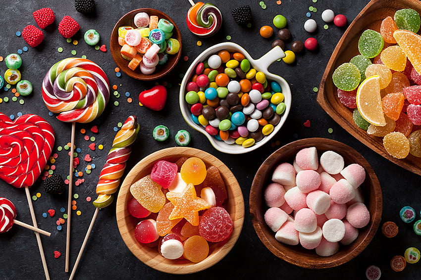 Sweets And Candies, confectionery HD wallpaper