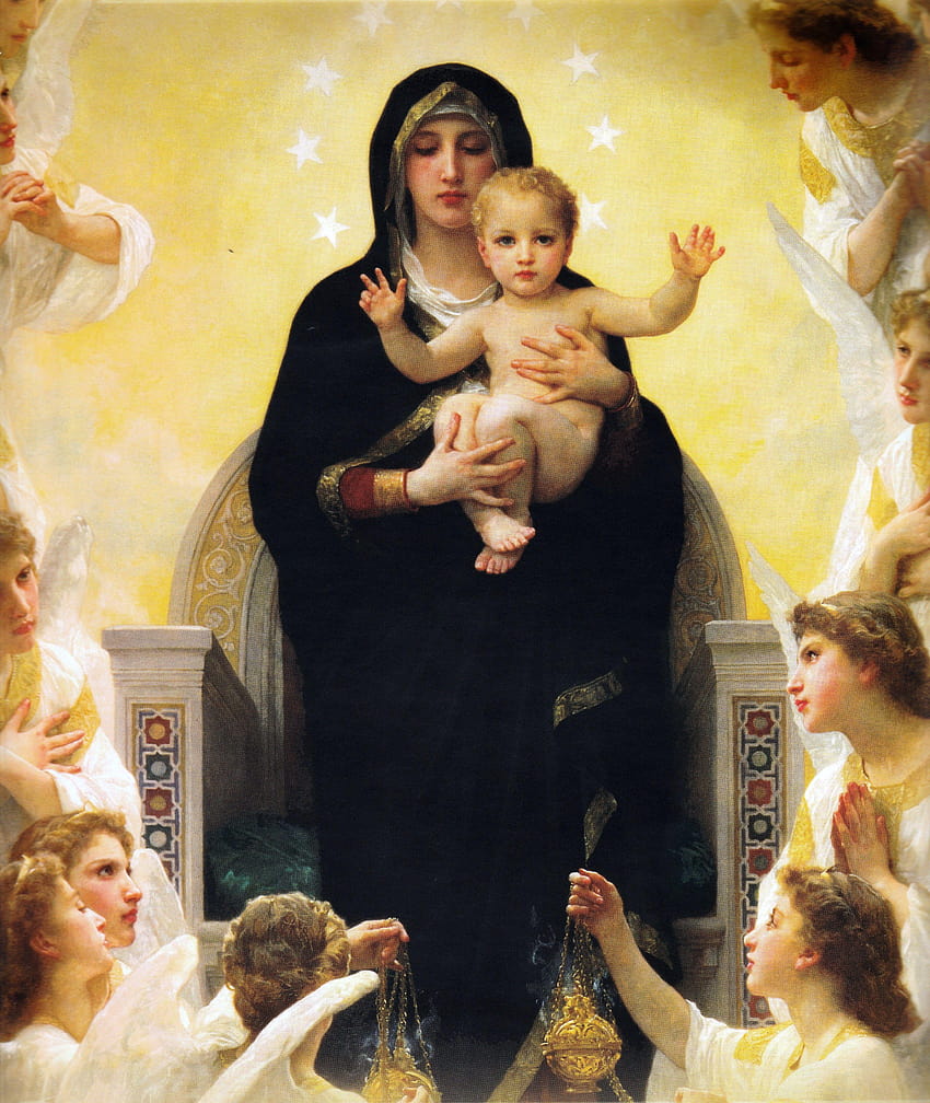 Mary And Baby Jesus Gallery, Jesuskind mit Mutter Maria HD-Handy-Hintergrundbild