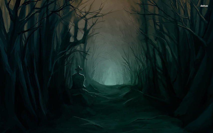 Dark Forest HD Wallpaper